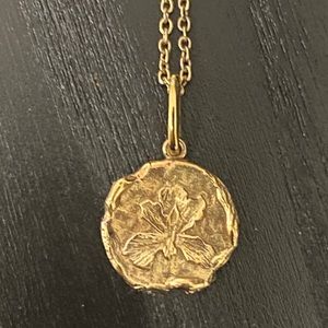 Mejuri Iris Medallion pendant necklace